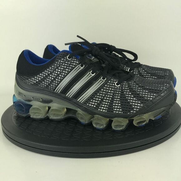 Adidas Bounce Gray Athletic Running Shoes 175491 Women's Size 7 (6Y) - Picture 3 of 12